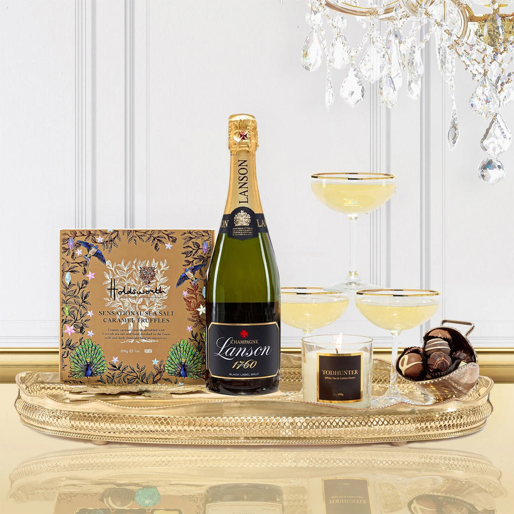 Luxury Lanson Champagne Gift Box