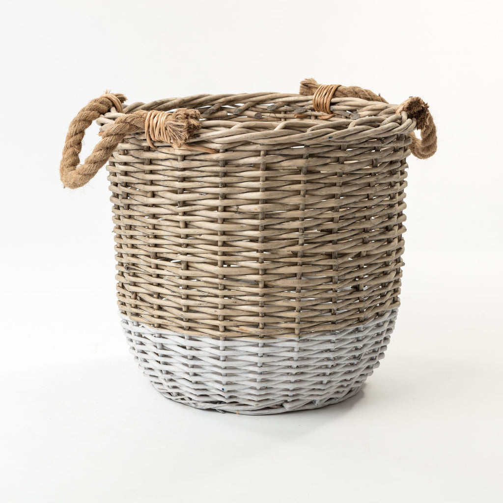The St Ives Dip Dyed Basket Medium