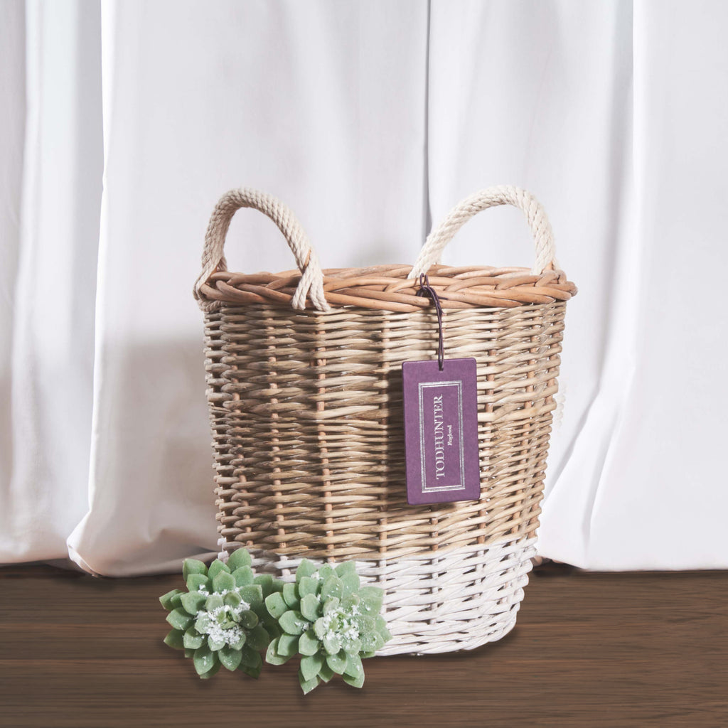 The St Ives Dip Dyed Basket Small