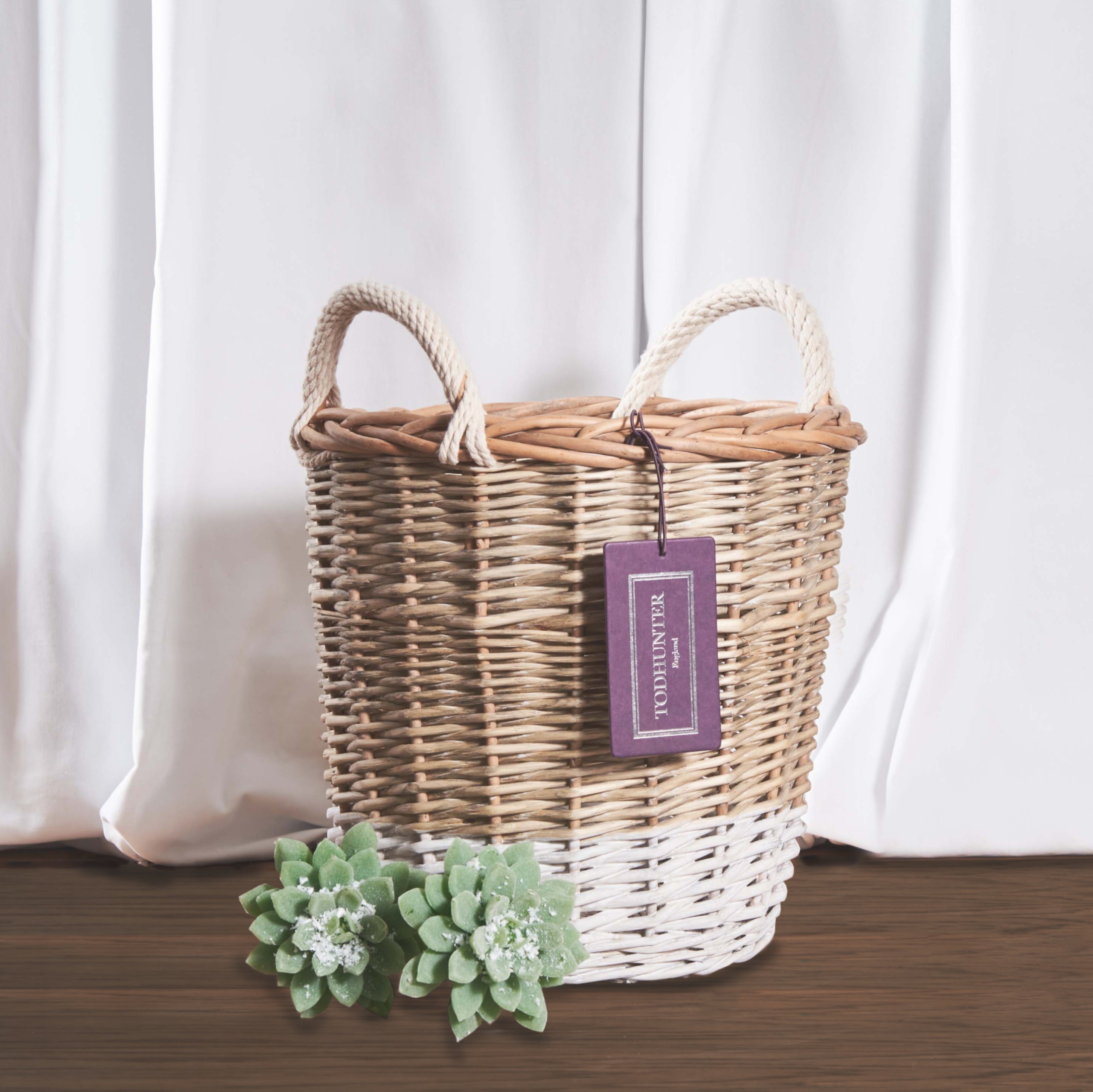 The St Ives Dip Dyed Basket Small