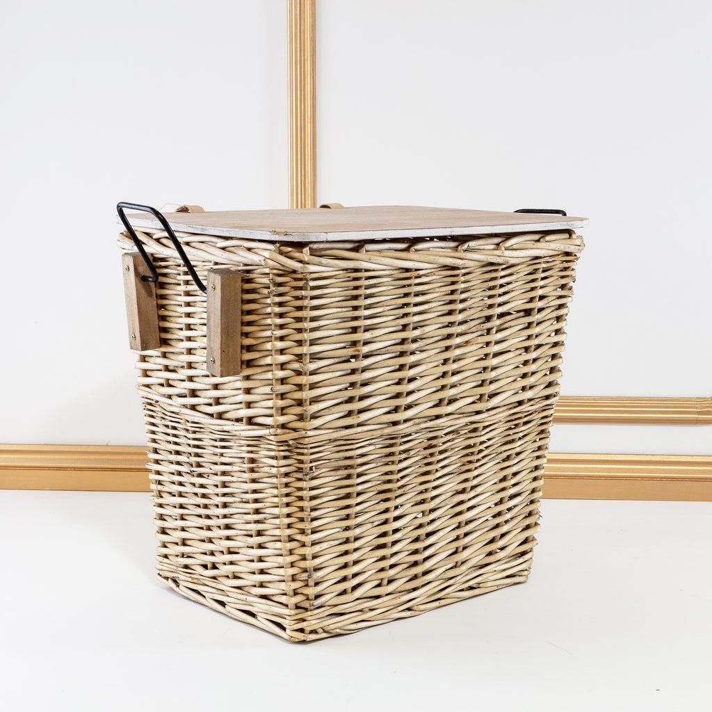 The Kingston Wooden Top Basket Large
