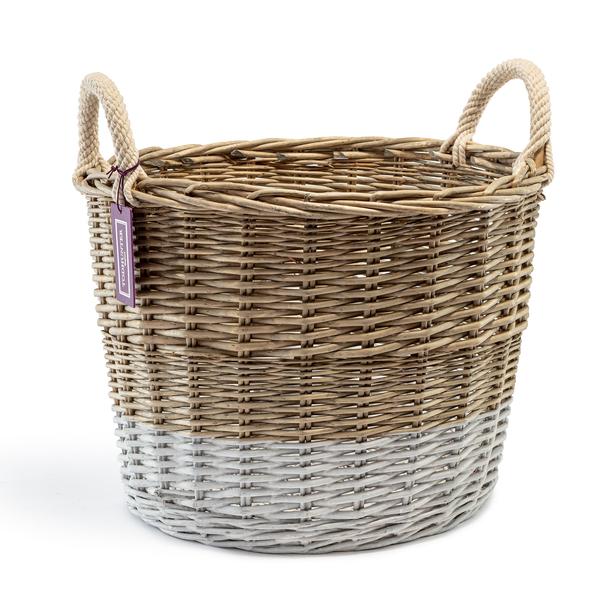 The St Ives Dip Dyed Basket Large