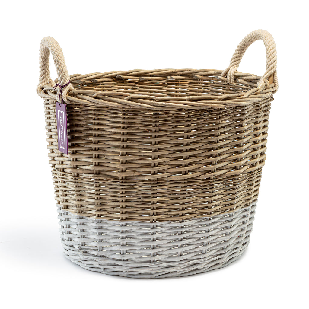 The St Ives Dip Dyed Basket Large