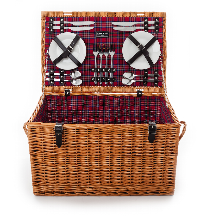 Todhunter Red Traditional Large Picnic Hamper