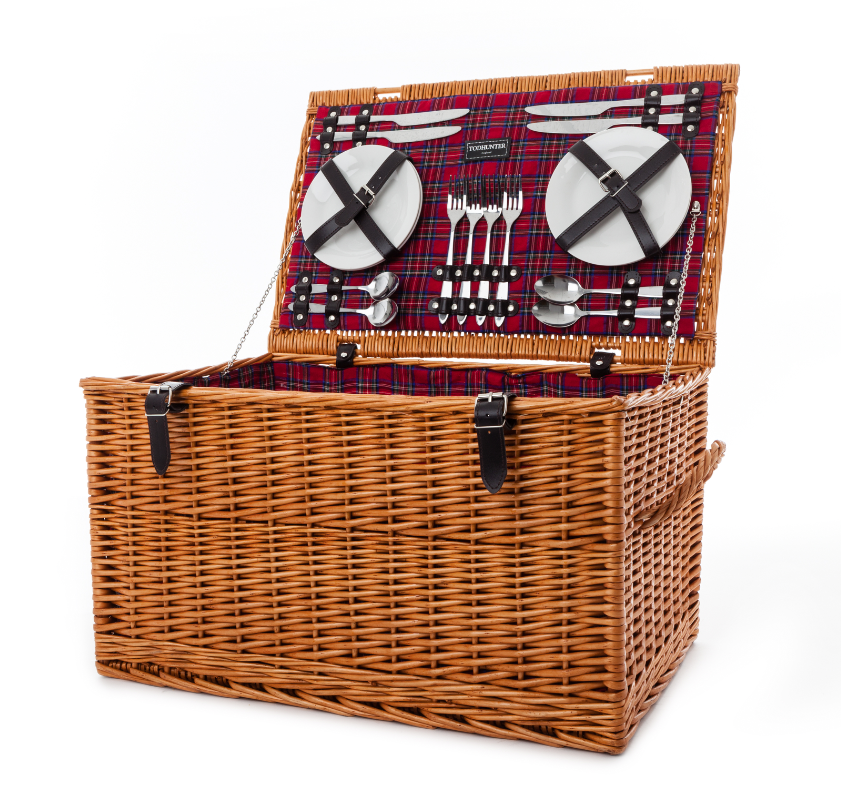 Todhunter Red Traditional Large Picnic Hamper