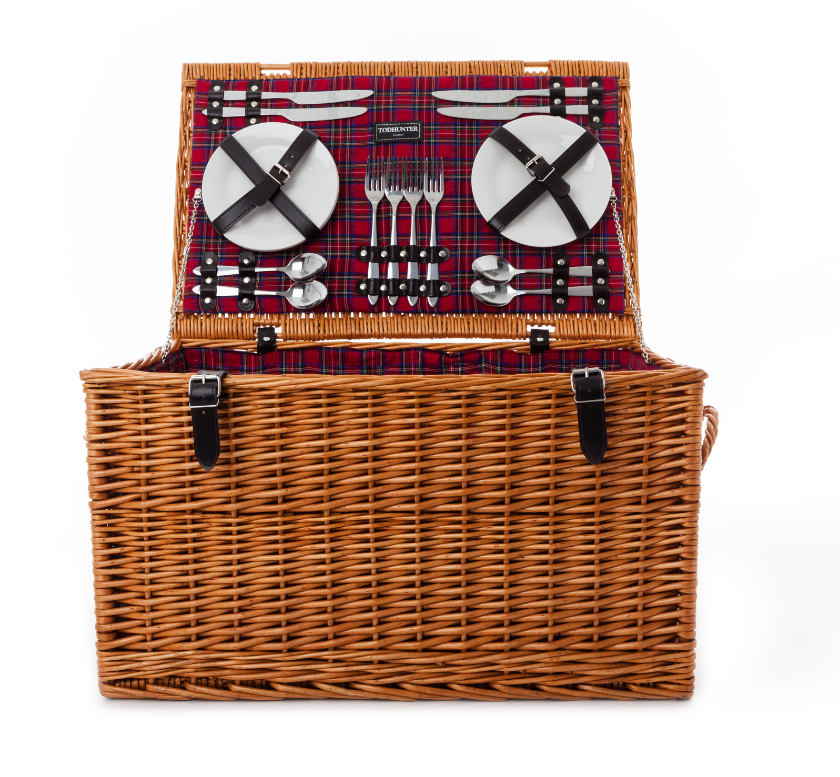 Todhunter Red Traditional Large Picnic Hamper