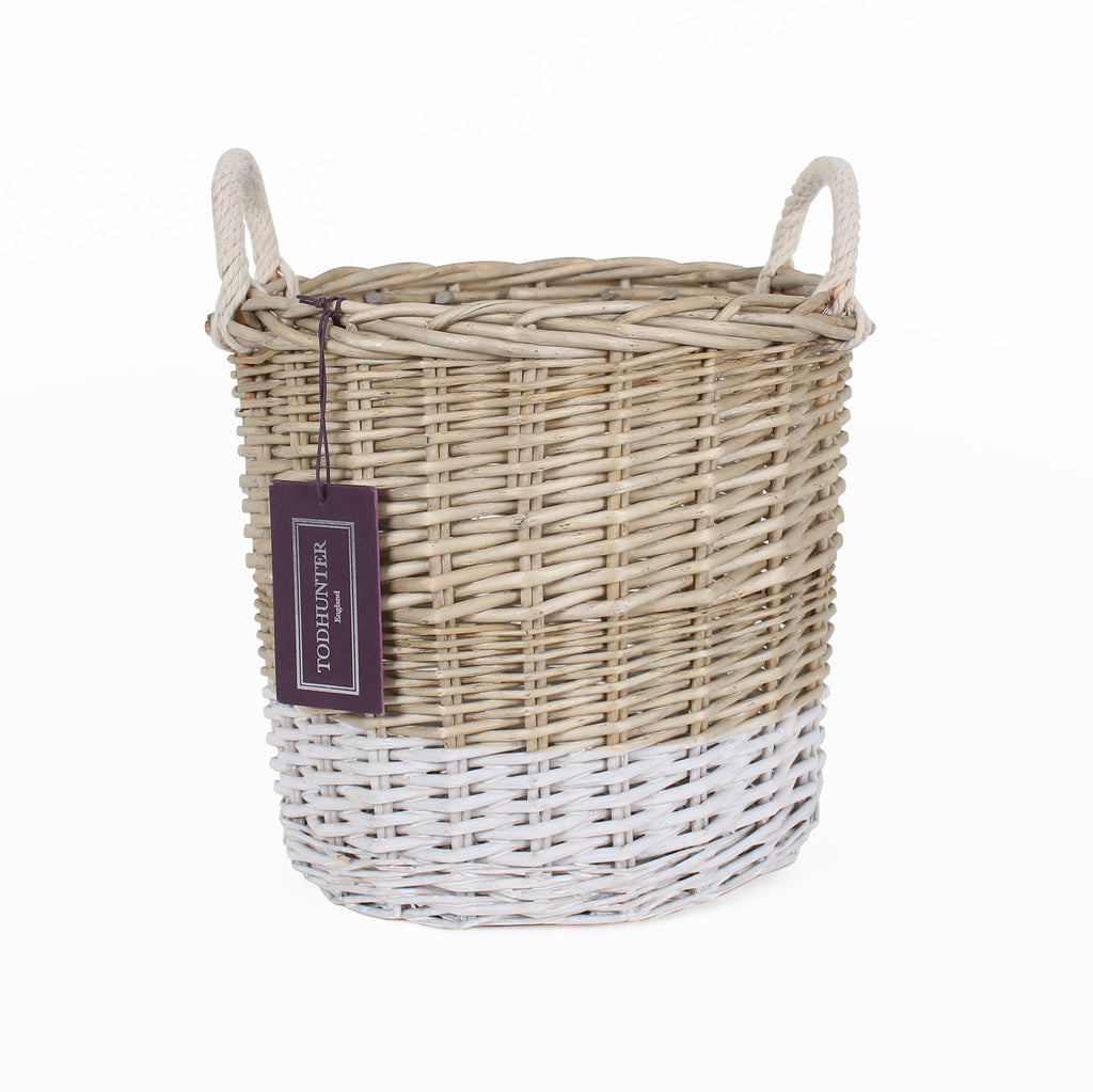 The St Ives Dip Dyed Basket Small