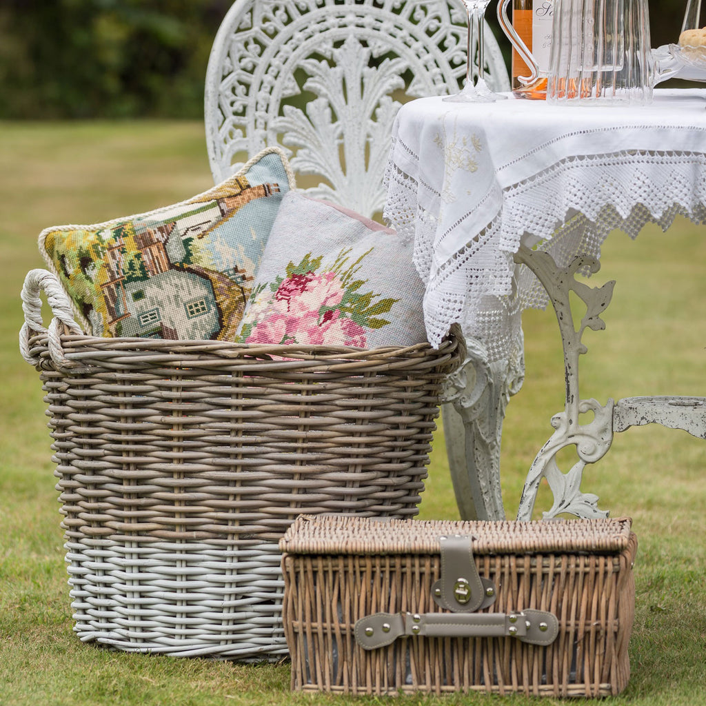 The St Ives Dip Dyed Basket Large