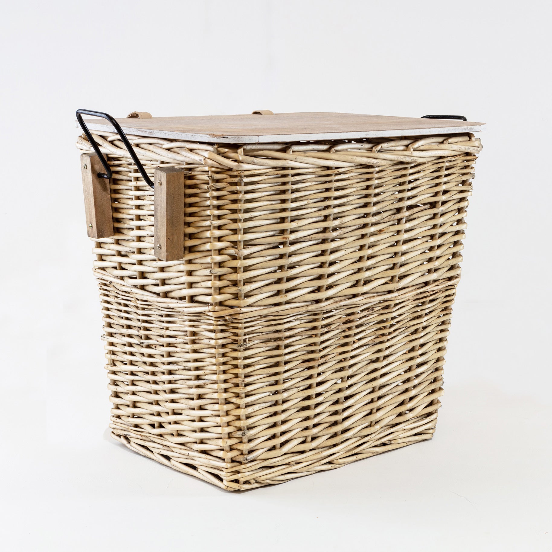 The Kingston Wooden Top Basket Large